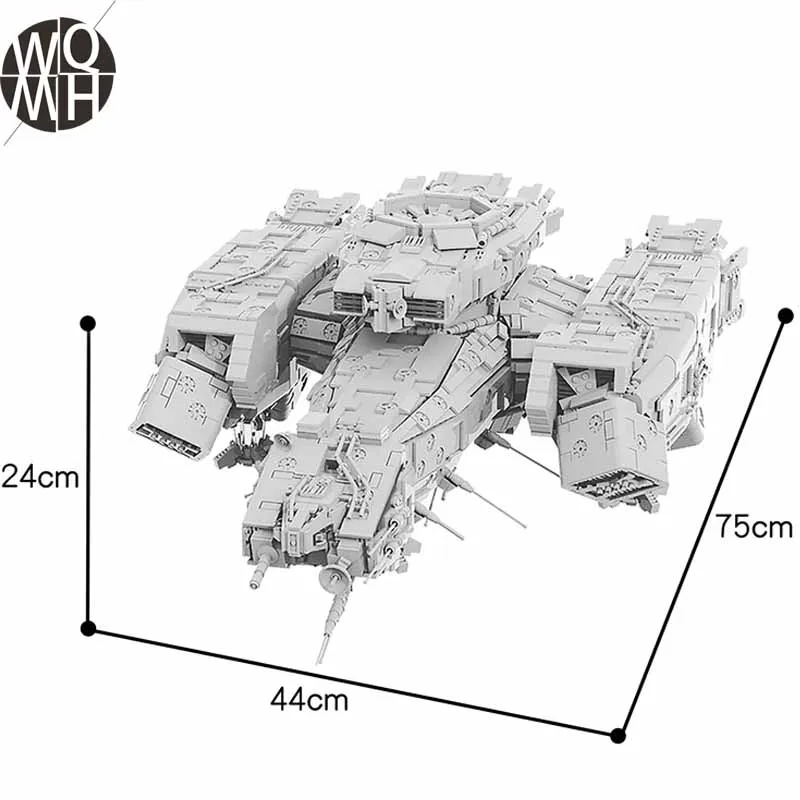 

NEW MOC Space Series Spaceships Building Blocks Battleship Bricks Model Toys Kids Or Adult Birthday Gifts 9205pcs