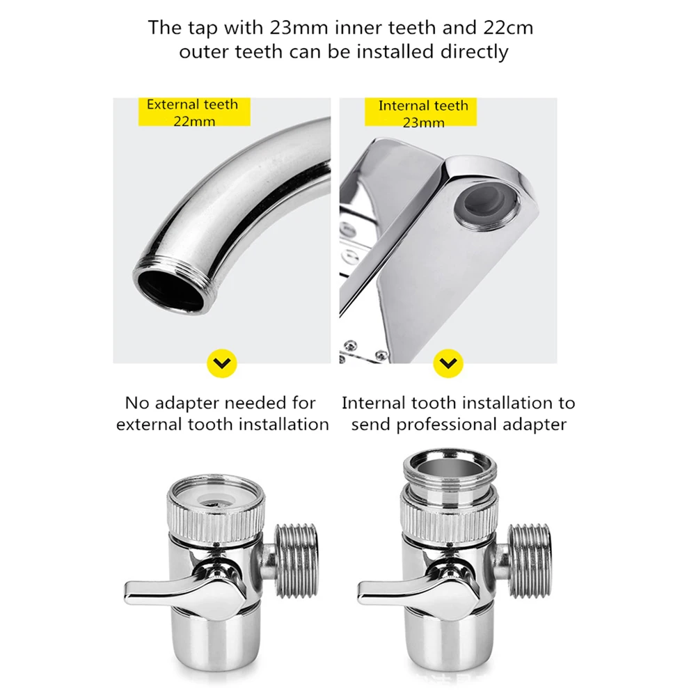 

High Pressure Wash Hair Shower Head Basin Faucet External Shower Head Bathroom Handheld Washing Hair Artifact 3 Gears Adjustable