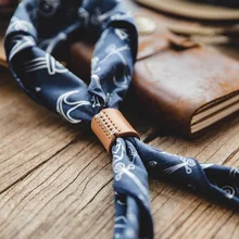 Maden Men's Retro Cashew Flower Square Scarf Literary Vintage Wild Chic Headscarf Male (1)