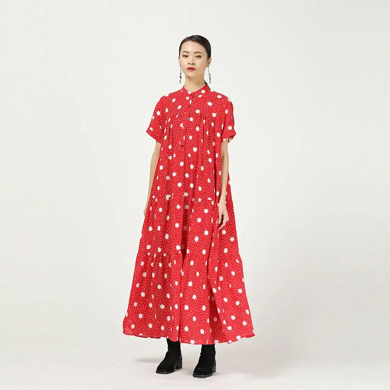 XITAO Pot Plus Size Dress Fashion New Women Elegant 2020 Spring Goddess Fan Casual Style Loose Pullover XJ4526 | Женская одежда