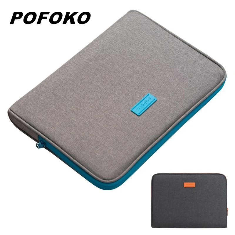 

Brand Pofoko Laptop Bag 12,13,14,15,15.6 inch,Nylon Waterproof Sleeve Case For Macbook Notebook Air Pro 13.3,15.4,DropShip A220