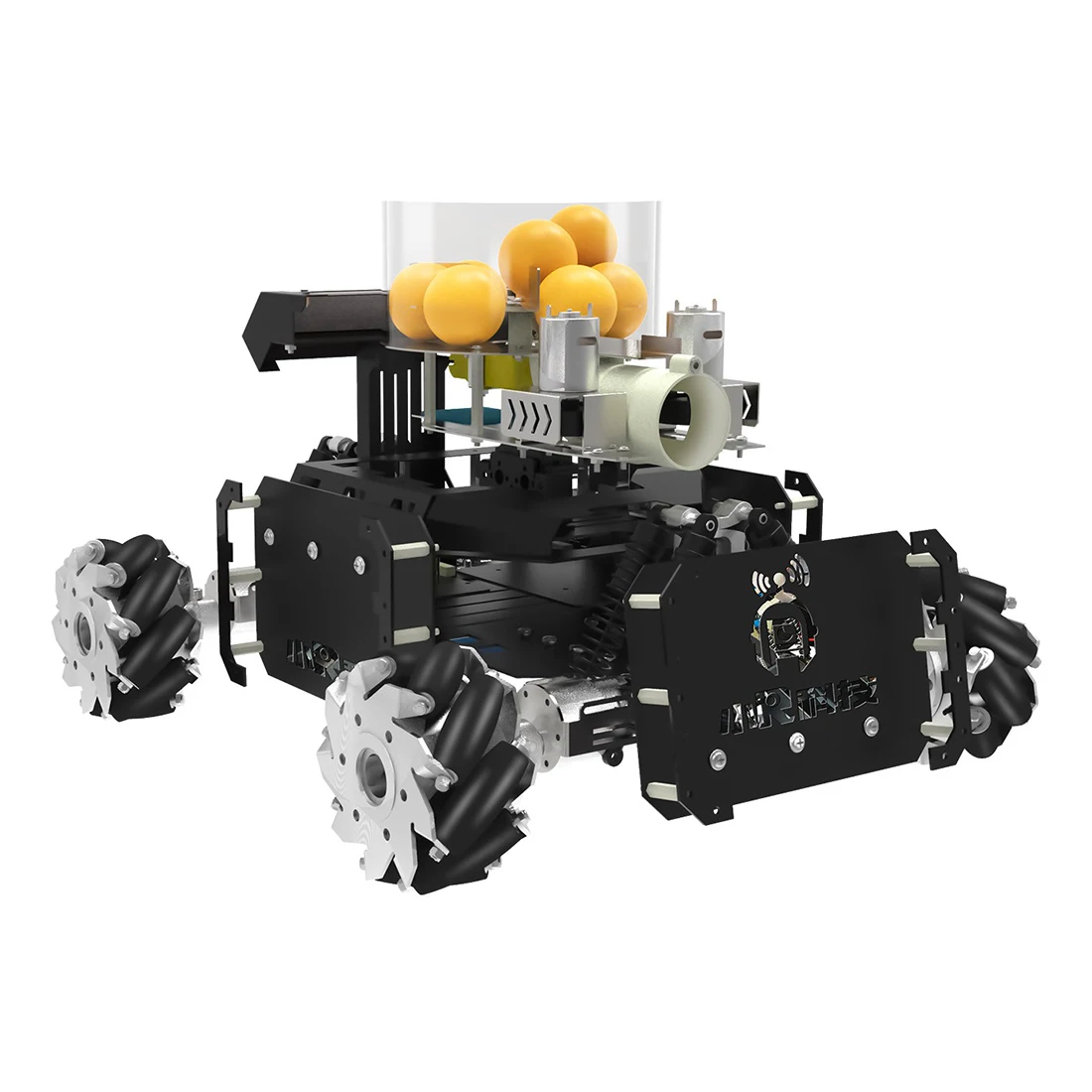Новый горячий DIY паровой Omni Wheel Turret Chariot VR видео контроль XR Master Robot для STM32 - Black EU Plug |