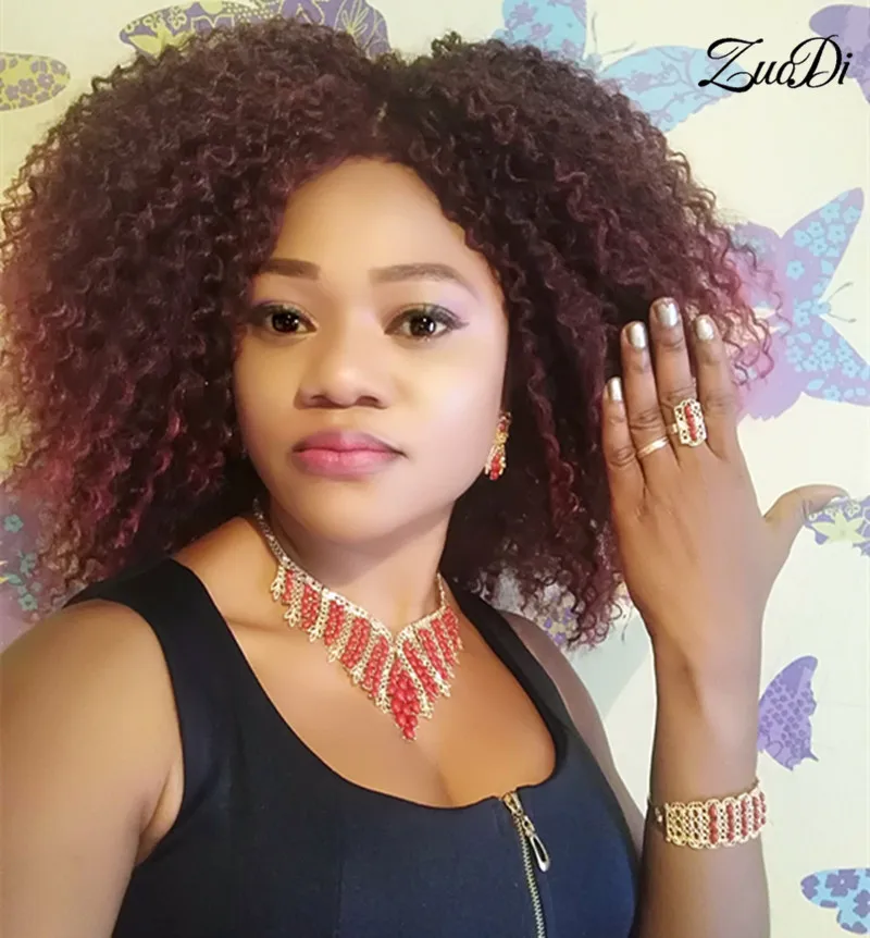 Комплект ювелирных украшений ZuoDi из Дубая золотые красочные женские свадебные