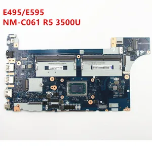 original laptop lenovo thinkpad e495 e595 motherboard mainboard nm c061 r5 3500u 02dl979 free global shipping
