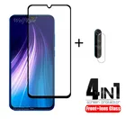 4 в 1 для Redmi Note 8 T стекло для Xiaomi Redmi Note 8 T закаленное стекло HD защита для экрана для Redmi 9A 9C Note 8 9 S Pro стекло
