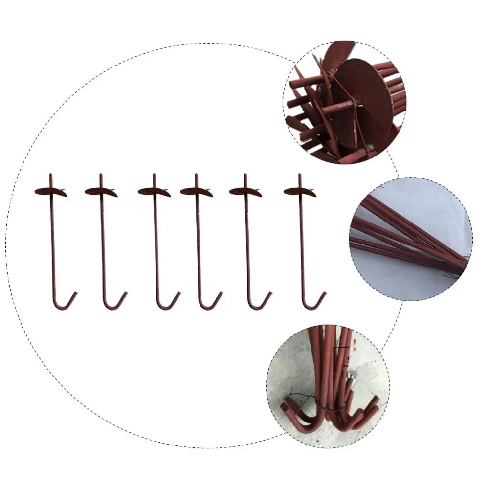 

6Pcs Shed Anchor Greenhouse Tie Down Ground Stakes for Securing Tents Canopies