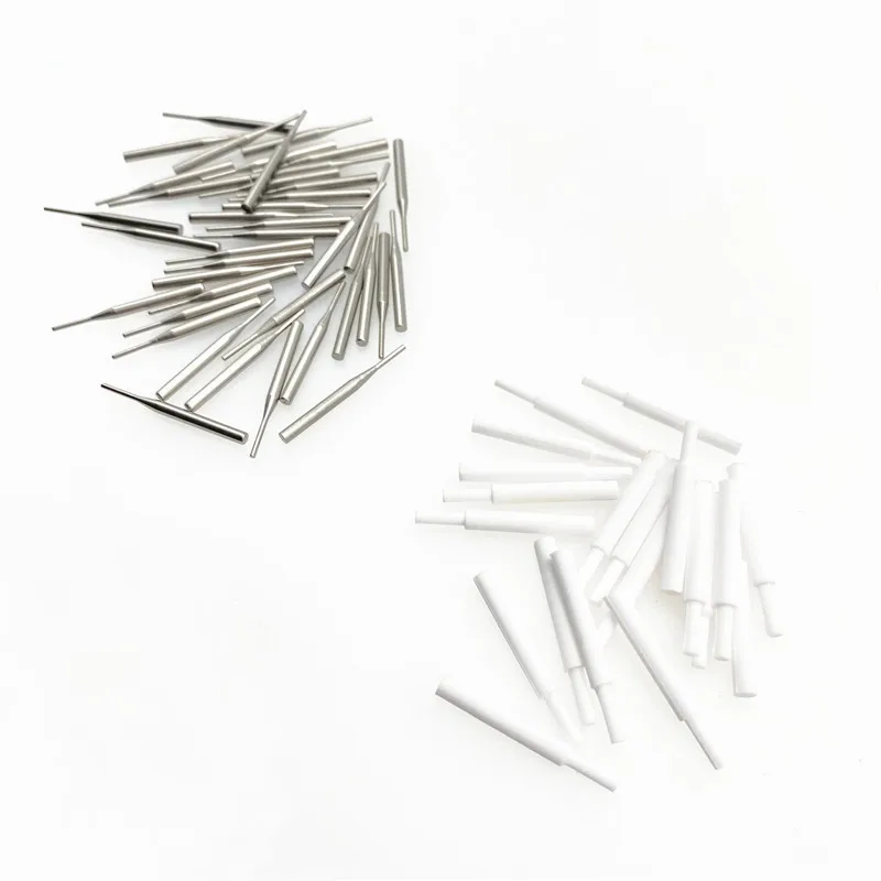 Diş Metal pimler zirkonya seramik pimleri 100 adet diş laboratuvarı için petek fırınlama tepsileri ağız kliniği