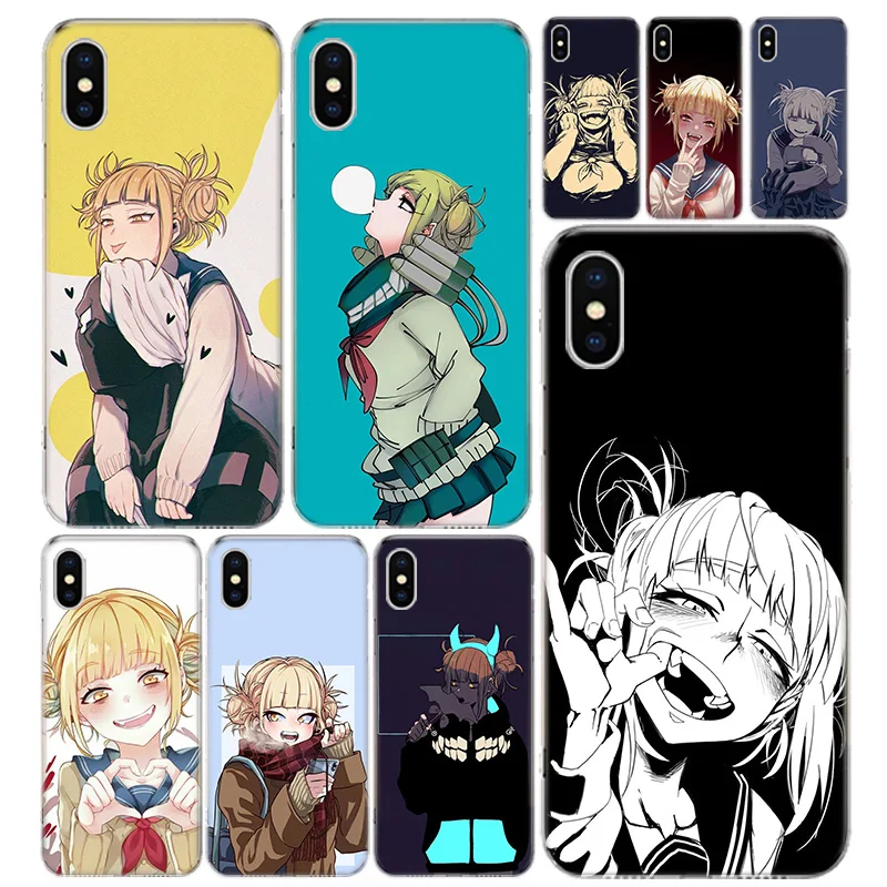 Himiko Toga lewd чехол для телефона Iphone 12 Mini Pro 11 7 8 6 6S Plus + X XS MAX XR 5 5S SE модный