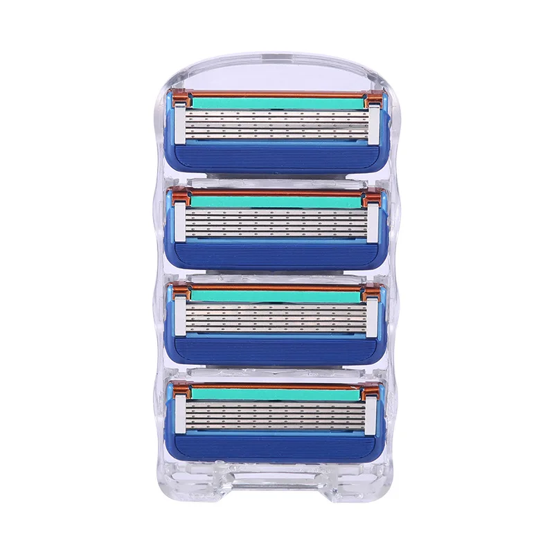 

4 PCS/lot Gillette Fusion 5 Layers Men's Shaver Safty Razor Blade Blades for Shaving Fusion Razors for Men Face Shaving Blades
