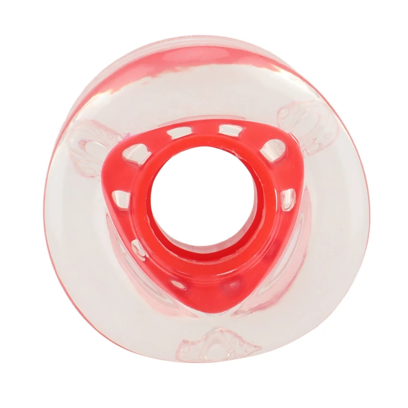 

4Pcs 60X45mm Skateboard Wheels Snake Wheels Hardness 80A Profession Different Clear Llucite for SkateBoard