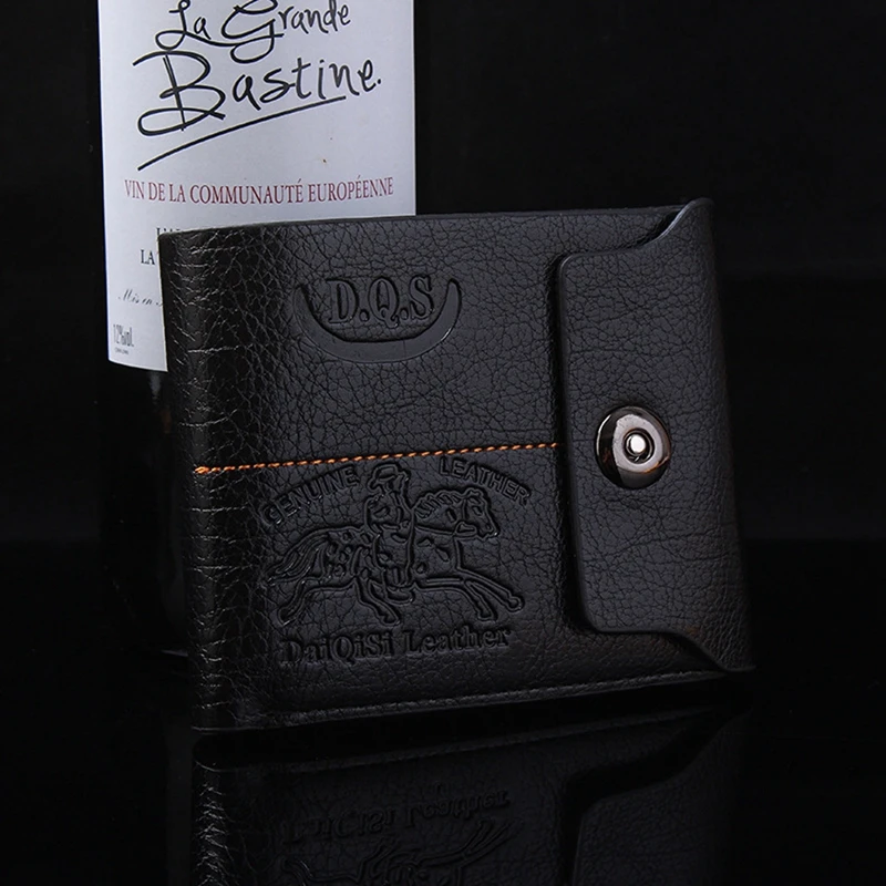 Деревянные часы бамбуковые мужской роскошный двойной бумажник из воловьей кожи