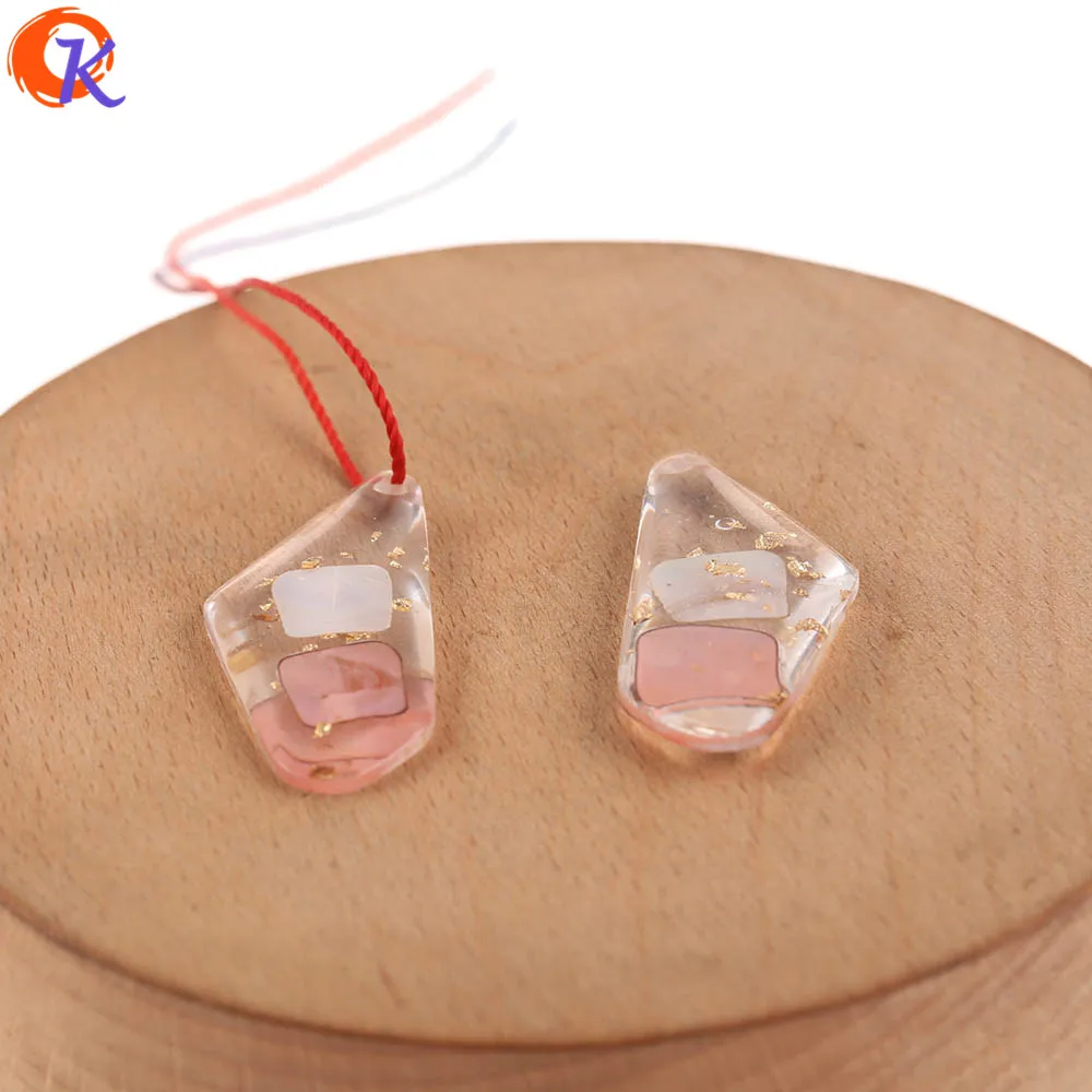 Сердечный дизайн 15*36 мм 50 шт. ювелирные аксессуары/кулон/оболочка и блестящий порошок в смолы/ручной работы/DIY Изготовление сережек/амулеты