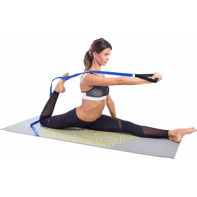 

2M Yoga Stretch Strap Anti-Gravity Gym Fitness Workout Exercise Loop Elastic Pull Rope Resistance Band Yoga Belt