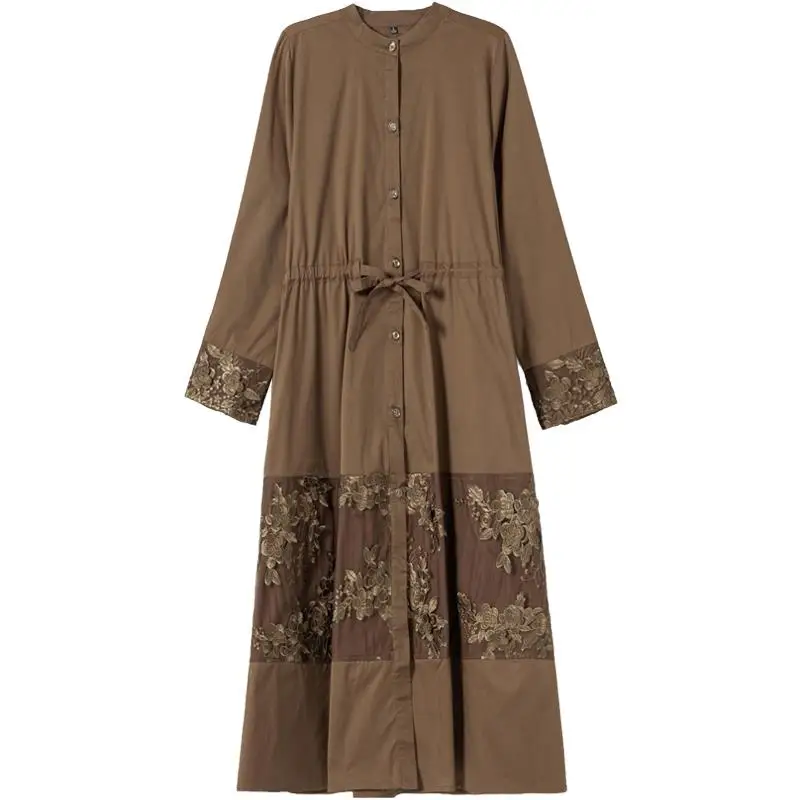 Женское пальто с высокой талией повседневное свободное Плиссированное рукавом