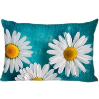rectangle pillow cases hot sale best high quality daisy pillow cover home textiles decorative double sided pillowcase custom