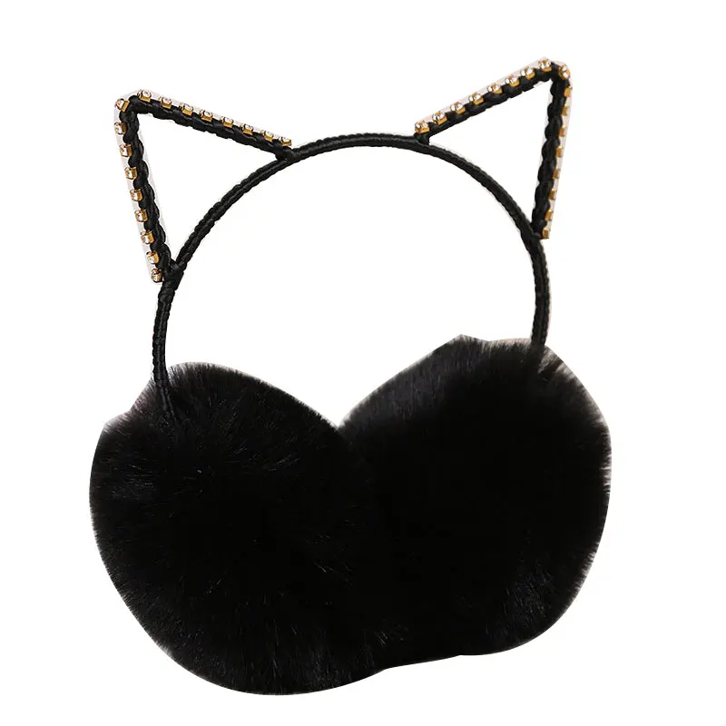 Милые милые зимние наушники модные Зимние удобные теплые для женщин и девочек |