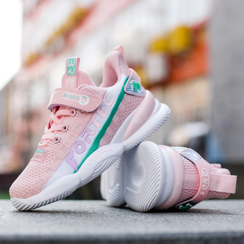 

Children Shoes For Kids Sneakers Boys Casual Shoes Boys Sneakers Girls Shoes Hook&Loop Breathable Mesh Patchwork Fashion 2020