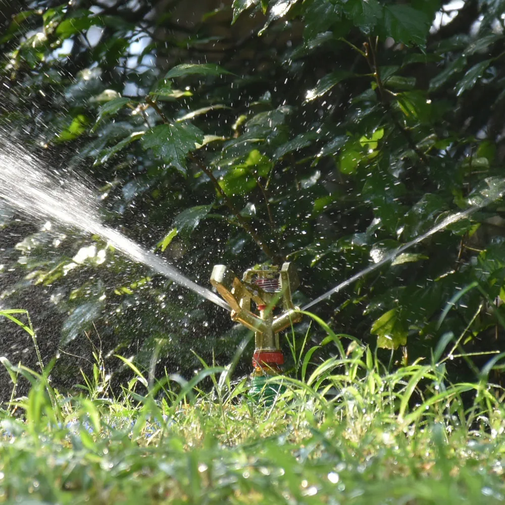 1/2 3/4 дюйма мужской металлический пульсирующий фермерский распылитель 360 градусов вращения газона полив распылителей для садового орошения 1 шт на.