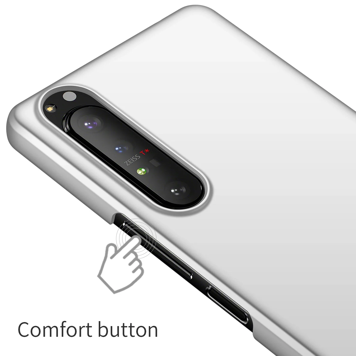 Чехол для Sony Xperia 10 II Роскошный Жесткий матовый чехол из поликарбоната телефона 1 5
