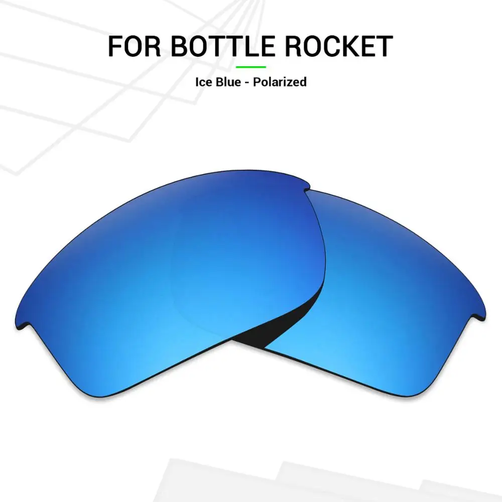 

Mryok POLARIZED Replacement Lenses for Oakley Bottle Rocket Sunglasses Ice Blue