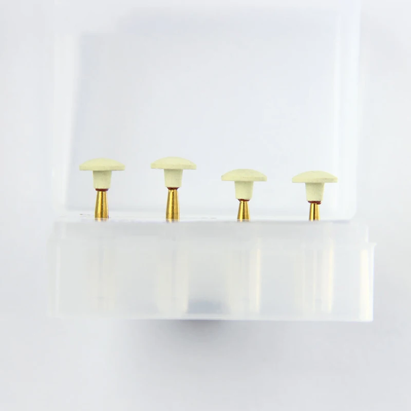 4pcs/lot Dental Polishing Burs Stones RA-DCR105 Shank Diamond Stone High Speed burs for dentists Teeth Care & polishing tools