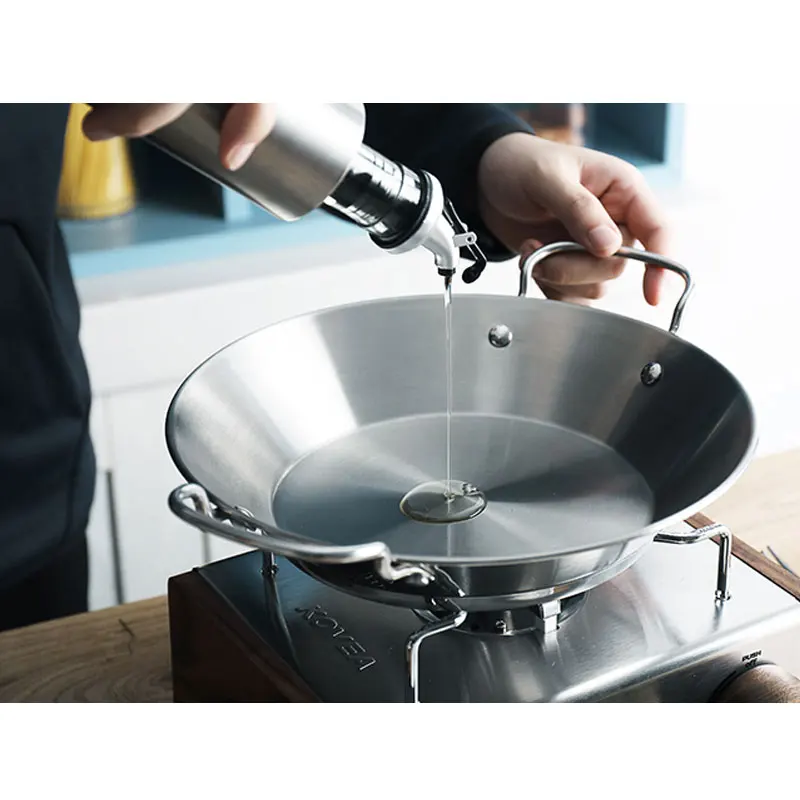 Сковорода для морепродуктов хорошего качества испанская сковорода паэльи