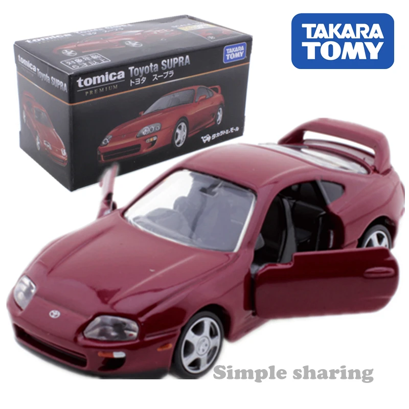 Toyota SUPRA Takara Tomy Tomica премиум серии HONDA NISSAN TOYOTA Mitsubishi лотоса Cadillac Fiat Lexus 1: 64 Автомобили Diecast игрушки - Цвет: Toyota SUPRA
