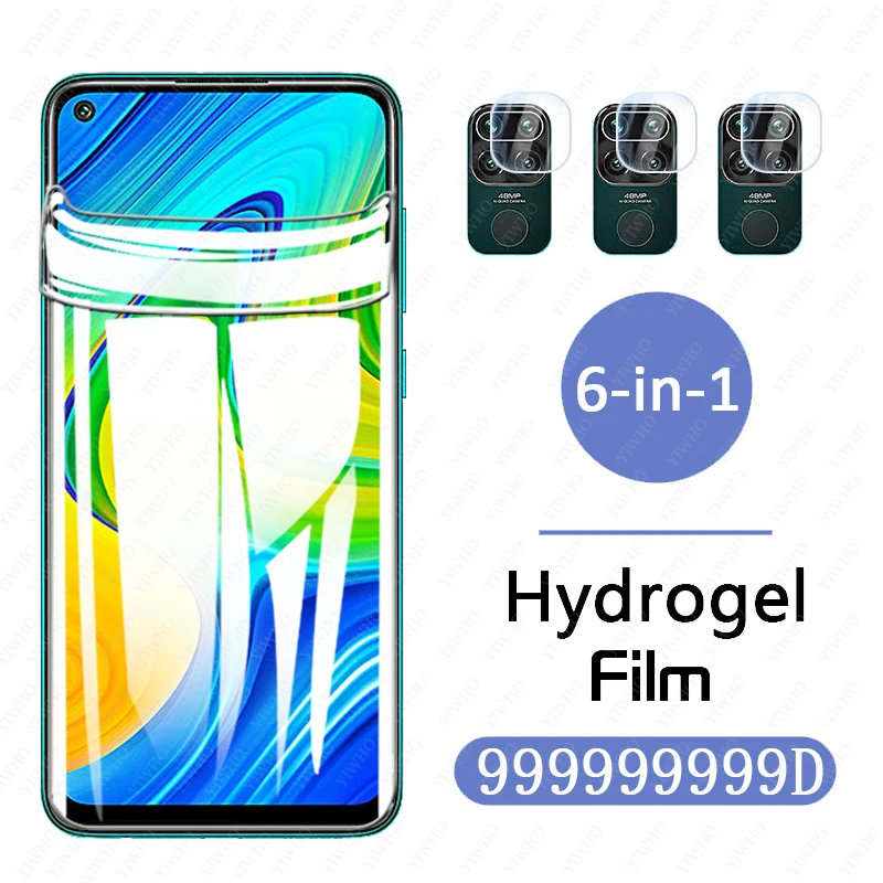 

Protective Film For Xiaomi Redmi Note 9 Hydrogel Film For xiomi Redmi Note9 TPU Screen Protector on redminote9 camera lens glass