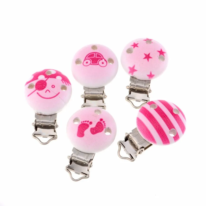 Детские зажимы для соски 5 шт. соска синего цвета с принтом в виде звезд