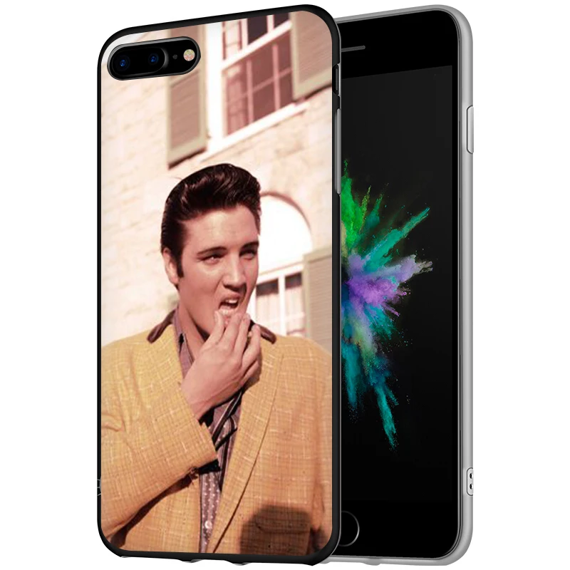 Мягкий силиконовый чехол для телефона EWAU Elvis Presley для iPhone 5 5S SE 6 6s 7 8 plus X XR XS 11 Pro Max