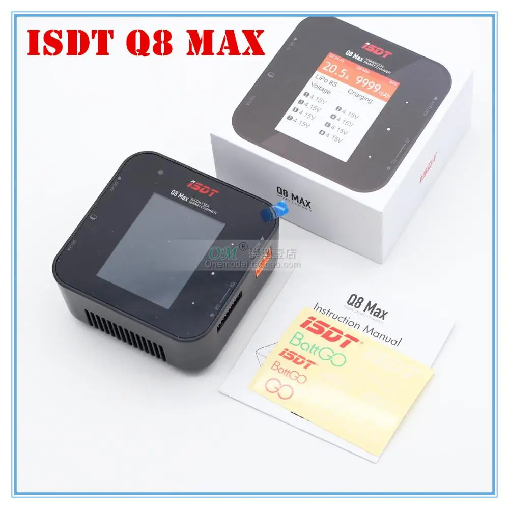 ISDT Q8 Max 30A 1000 Вт 1 8S Карманный аккумулятор высокой мощности Lipo зарядное
