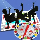 Горячий новый тип интерактивной игры для родителей и детей, Забавный Твистер, Классическая игра с еще 2 движениями, игры для семейвечерние