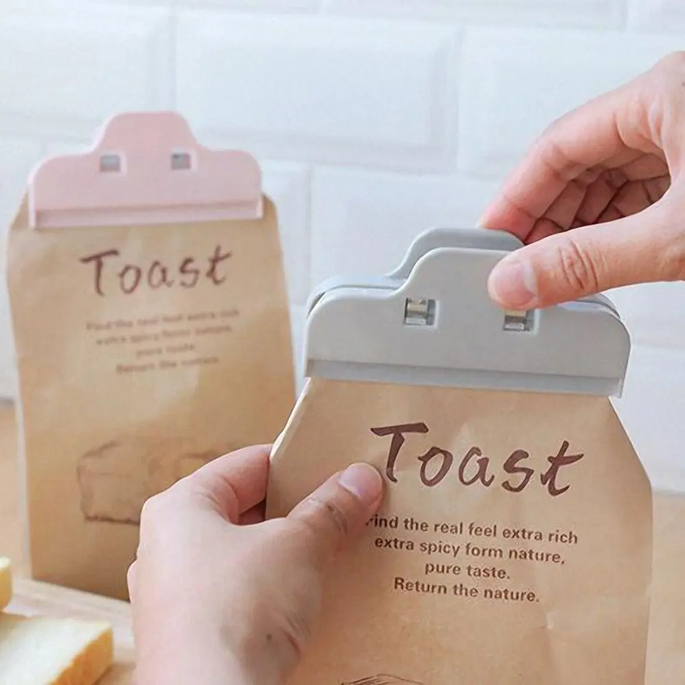 

1Pc Plastic Seal Clips Snack Storage Sealer Clamp Food Storage Bag Clip Household Storage Organization Tools Kitchen Gadgets