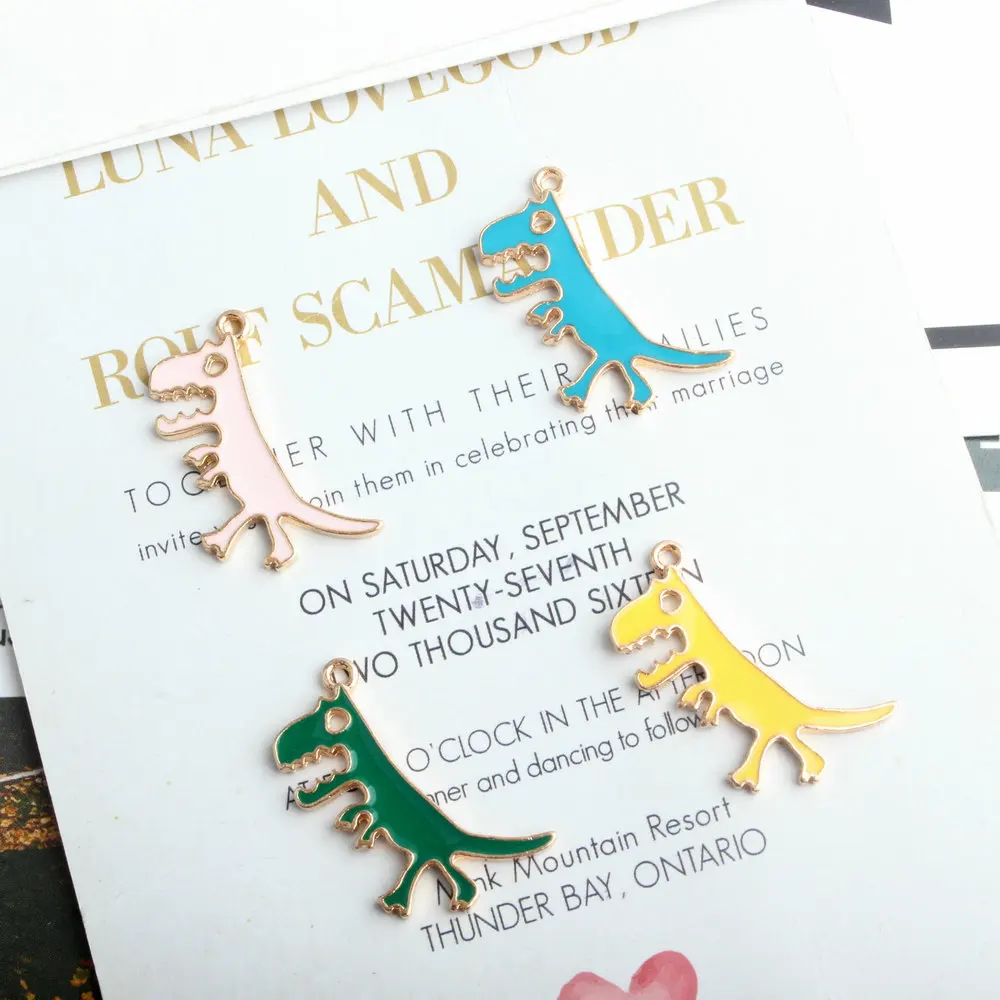 10 шт. сделай сам мультяшный персонаж животное динозавр корейские ювелирные