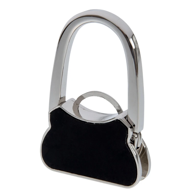 

New 2 Pcs Handbag Style Foldable Table Hook Purse Hanger Holder for Women, 5 X 45 X 15Mm & 65 X 50 X 9Mm