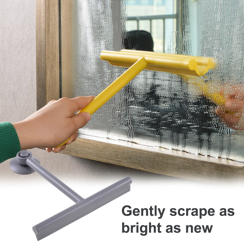 

Shower Squeegee Glass Wiper Scraper Shower Squeegee Cleaner With Silicone Holder Bathroom Mirror Wiper Scraper Glass Cleaning