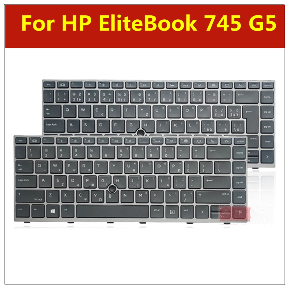 

Новая Оригинальная запасная Клавиатура для ноутбука HP EliteBook 745 G5 840 G5 846 G5