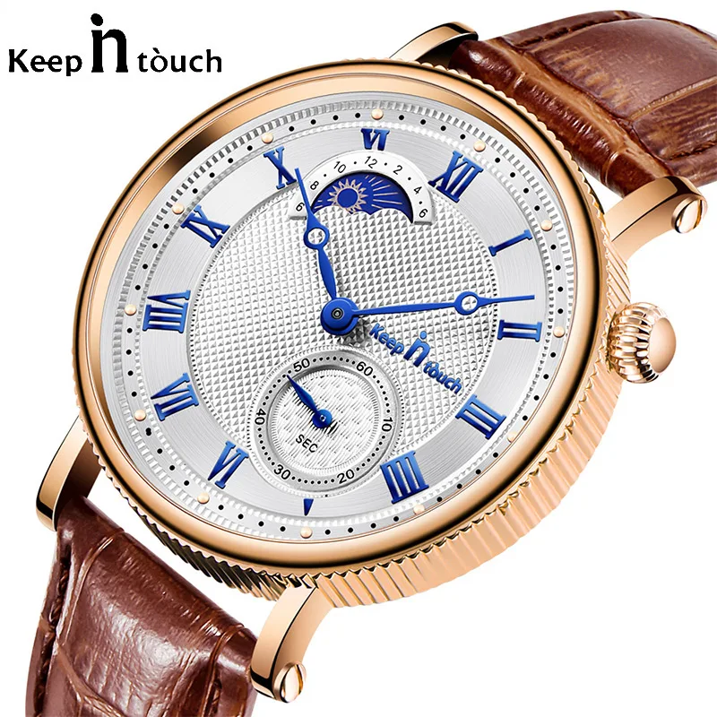 Часы наручные мужские кварцевые роскошные брендовые деловые водонепроницаемые