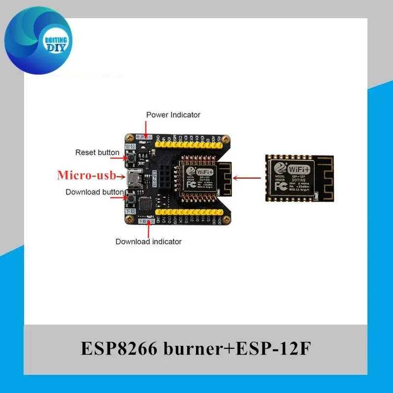 ESP8266 горелка с прошивкой + модуль Wi Fi мигающий загрузчик программа быстрого