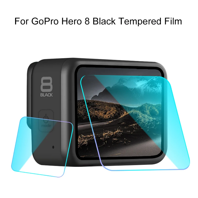 Tempered Glass Screen Protector For Gopro Hero 8 Sport Camera Screen Protector Film Tempered Glass Camera Accessories