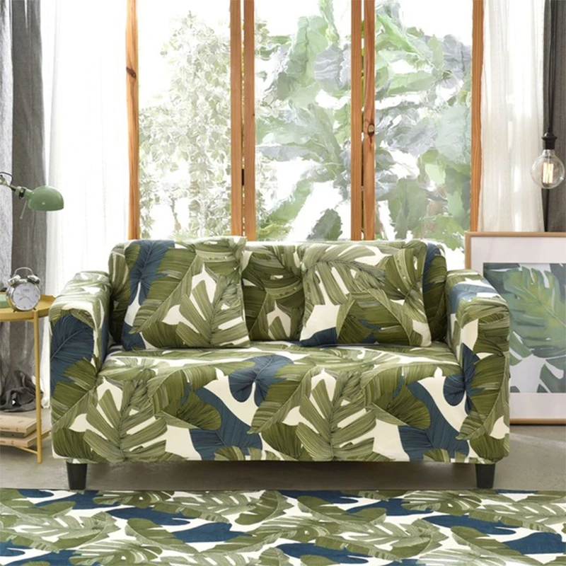 

1/2/3/4 Seats Set Sofa Cover Fabric Sheet Slipcovers Elastic Couch Case for Different Shape Sofa Protective Loveseat Home Decor