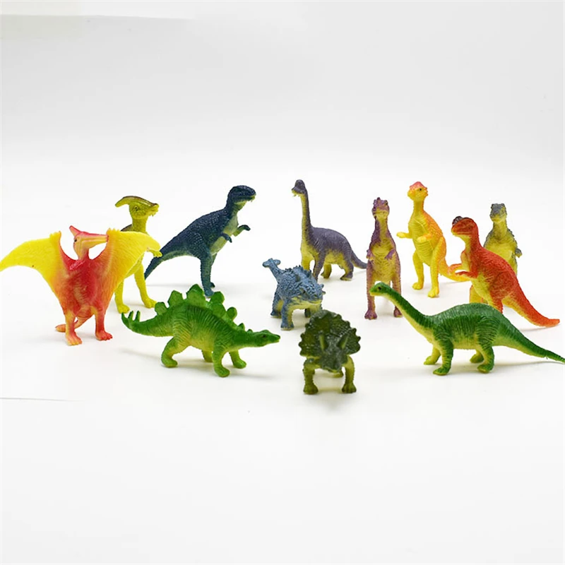 

5 Pcs inosaurs Model Cute Animals Gifts Boys Toys Hobbies Kids Mini Small Jurassic Plastic Dinosaurus Halloween Party Decoration