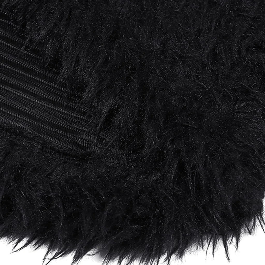 Faux Fur Coat Plus Size Women Autumn Winter Fluffy Plush Coat Solid Lapel Long Sleeve Cardigan Coat Warm Soft Outwear