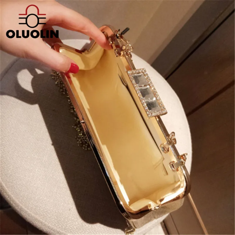Leisure Party Evening Bags Women's Handbag Wallet Club Night Wave Tassel Diamond Street Outdoor Lady Pouch Elegant Ladies | Багаж и