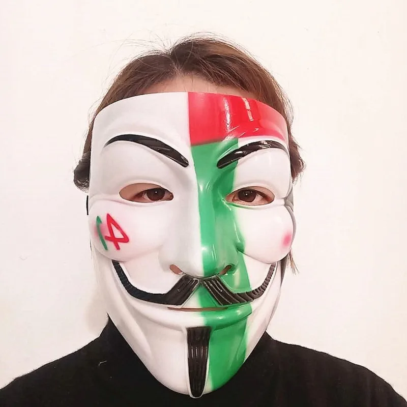 Маска V значит Вендетта новинка 2021 камуфляжная маска для косплея анонимный фильм