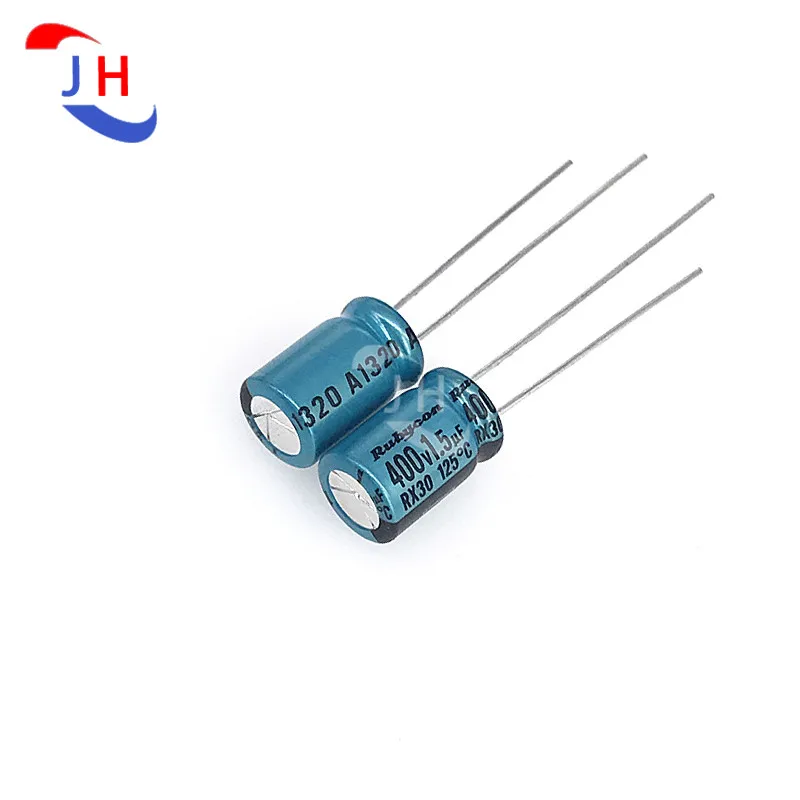 

20PCS Electrolytic Capacitor 400v1.5uf 8*11.5 RX30 High Temperature Resistant 125 Degrees 3.5mm Foot Distance 400V 1.5UF