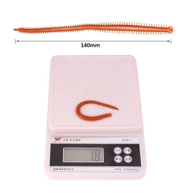 20 шт./пакет искусственные рыболовные приманки в форме морского дождевого червя