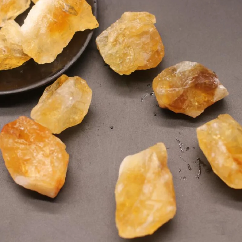 

50-100g natural crystal citrine original stone quartz crystal mineral jewelry garden stone aquarium stone home decoration stone