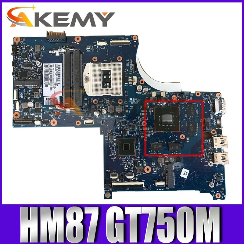 

Материнская плата для ноутбука HP ENVY QUAD TouchSmart 17 M7 17T 720267-501 HM87 GT750M 100% полностью протестированная