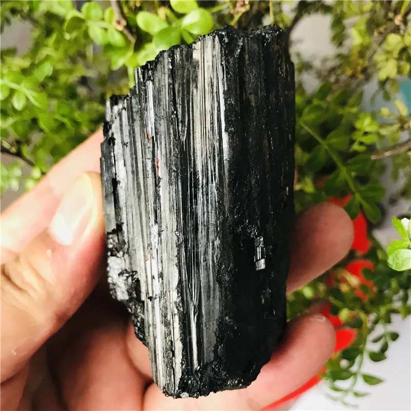 Натуральный черный турмалин хрустальный камень оригинал | Дом и сад